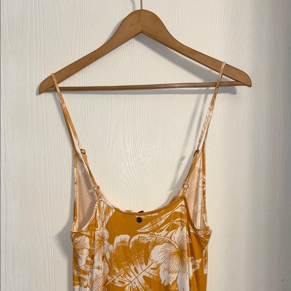 Roxy Yellow Ruched Maxi Sundress - Picture 8 of 10